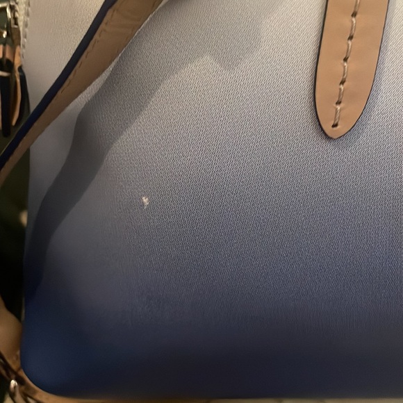 Coach Cora Peyton Porcelain Blue Ombré Satchel🔹FIRM🔹 - Picture 3 of 16